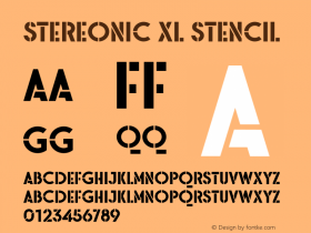 Stereonic-XLStencil Version 1.0图片样张