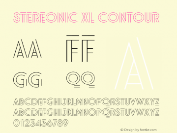 Stereonic-XLContour Version 1.0图片样张