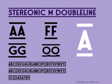 Stereonic-MDoubleline Version 1.0图片样张