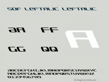 SDF Leftalic Leftalic 001.000图片样张