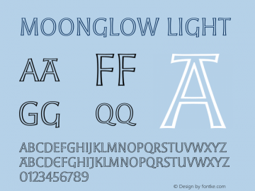Moonglow-Light Version 2.086;PS 2.000;hotconv 1.0.67;makeotf.lib2.5.33168图片样张