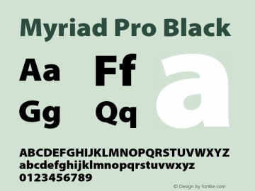 MyriadPro-Black Version 2.115;PS 2.000;hotconv 1.0.81;makeotf.lib2.5.63406图片样张