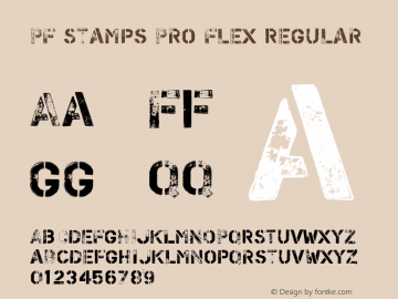 PF Stamps Pro Flex Regular Version 2.000 2006 initial release图片样张