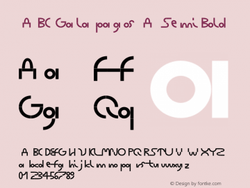 ABC Galapagos A SemiBold Version 1.100 | FøM Fix图片样张