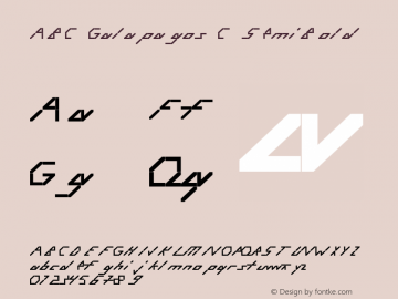 ABC Galapagos C SemiBold Version 1.100 | FøM Fix图片样张