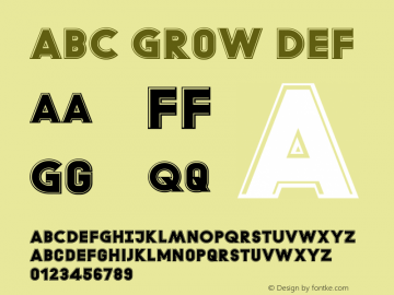ABC Grow DEF Version 1.100 | FøM Fix图片样张
