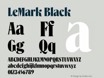 LeMark Black Version 1.000图片样张