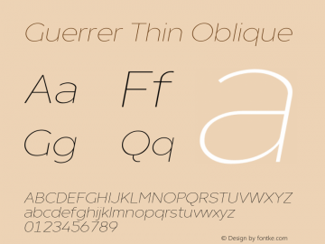 Guerrer Thin Oblique Version 1.100 | FøM Fix图片样张