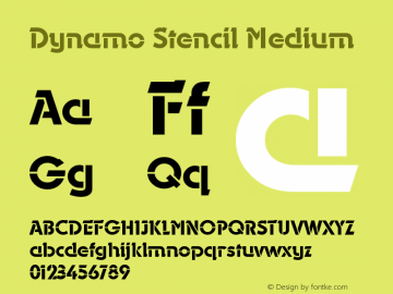 DynamoStencil-Medium Version 1.070图片样张