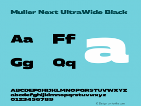 Muller Next UltraWide Black Version 2.001图片样张