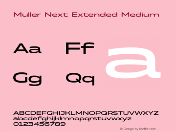 Muller Next Extended Medium Version 2.000图片样张