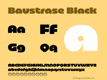 Baustrase Black Version 0.2 | FøM Demo图片样张