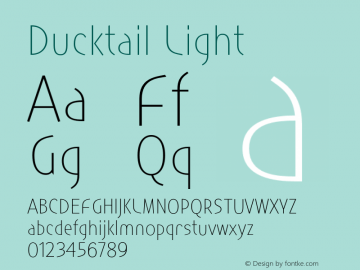 Ducktail-Light Version 1.000图片样张