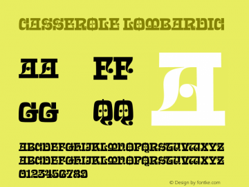 Casserole Lombardic Version 1.000图片样张