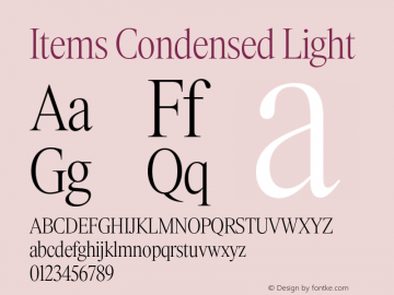 Items Condensed Light Version 1.001 | FøM Fix图片样张
