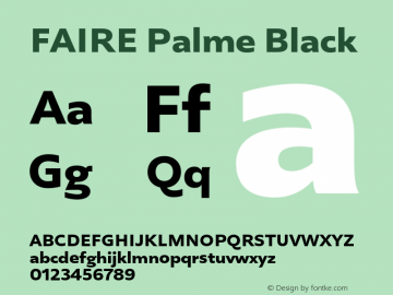FAIRE Palme Black Version 1.000图片样张