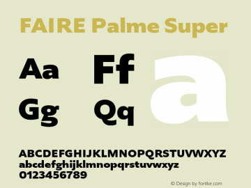 FAIRE Palme Super Version 1.000图片样张