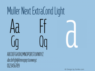 Muller Next ExtraCond Light Version 2.000;Glyphs 3.1.1 (3140)图片样张