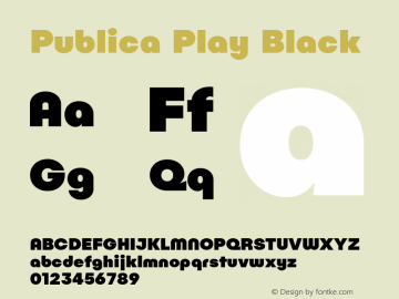 Publica Play Black Version 1.000 (2016-10-21) | FøM Fix图片样张