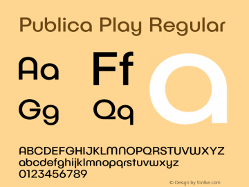 Publica Play Regular Version 1.000 (2016-10-21) | FøM Fix图片样张