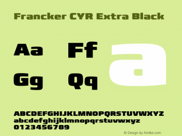 FranckerCYR-ExtraBlack Version 1.00图片样张