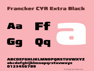 FranckerCYR-ExtraBlack Version 1.00图片样张