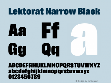 Lektorat Narrow Black Version 1.002图片样张