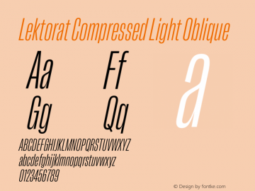 Lektorat Compressed Light Oblique Version 1.002图片样张