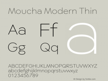 Moucha Modern Thin Version 1.000图片样张