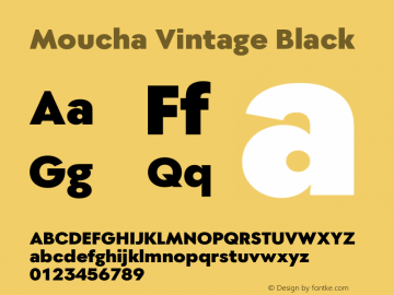 Moucha Vintage Black Version 1.000图片样张