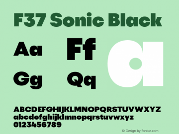 F37 Sonic Black Version 1.000图片样张