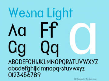 Wesna Light Version 1.000图片样张