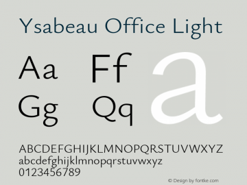 Ysabeau Office Light Version 2.000图片样张