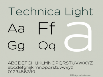 Technica-Light Version 2.000;FEAKit 1.0图片样张