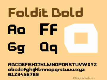 Foldit Bold Version 1.003图片样张