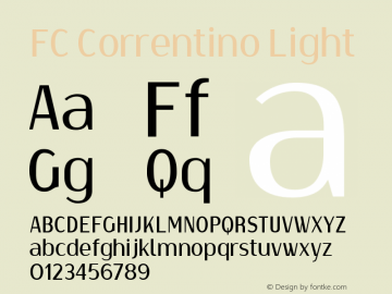 FCCorrentino-Light Version 1.000图片样张