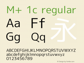 M+ 1c regular Version 1.018图片样张