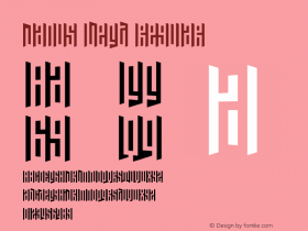 Janus Left Regular 001.000 Font Sample