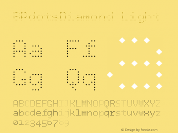 BPdotsDiamond-Light Version 1.000图片样张