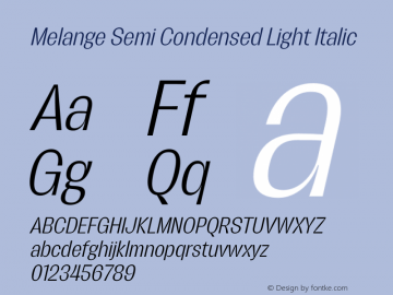 Melange SemiCond Light Ita Version 1.000图片样张