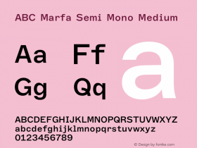 ABC Marfa Semi Mono Medium Version 2.000图片样张