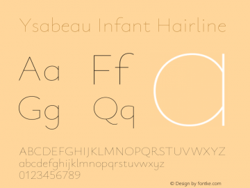 Ysabeau Infant Hairline Version 2.001图片样张
