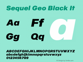 Sequel Geo Black It Version 1.000图片样张
