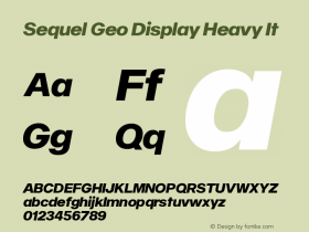 Sequel Geo Display Heavy It Version 3.000图片样张