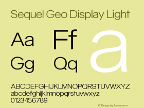 Sequel Geo Display Light Version 1.000图片样张