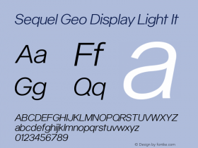 Sequel Geo Display Light It Version 3.000图片样张
