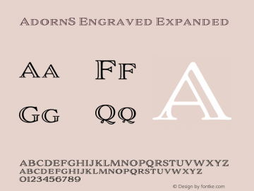 AdornS Engraved Expanded Version 1.001图片样张