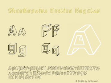 ShoeRepairs Outline Regular 001.000图片样张