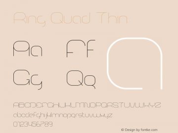 Ring Quad Thin Version 1.003;FEAKit 1.0图片样张