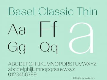 Basel Classic Thin Version 1.005图片样张